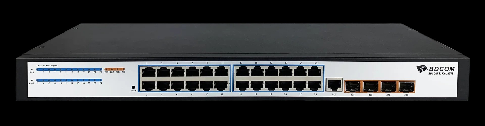 BDCOM S2500-24T4S 24-портовый гигабитный управляемый коммутатор