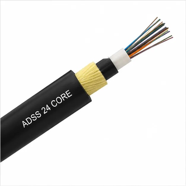 ADSS 24-fiber all-dielectric self-supporting optical cable