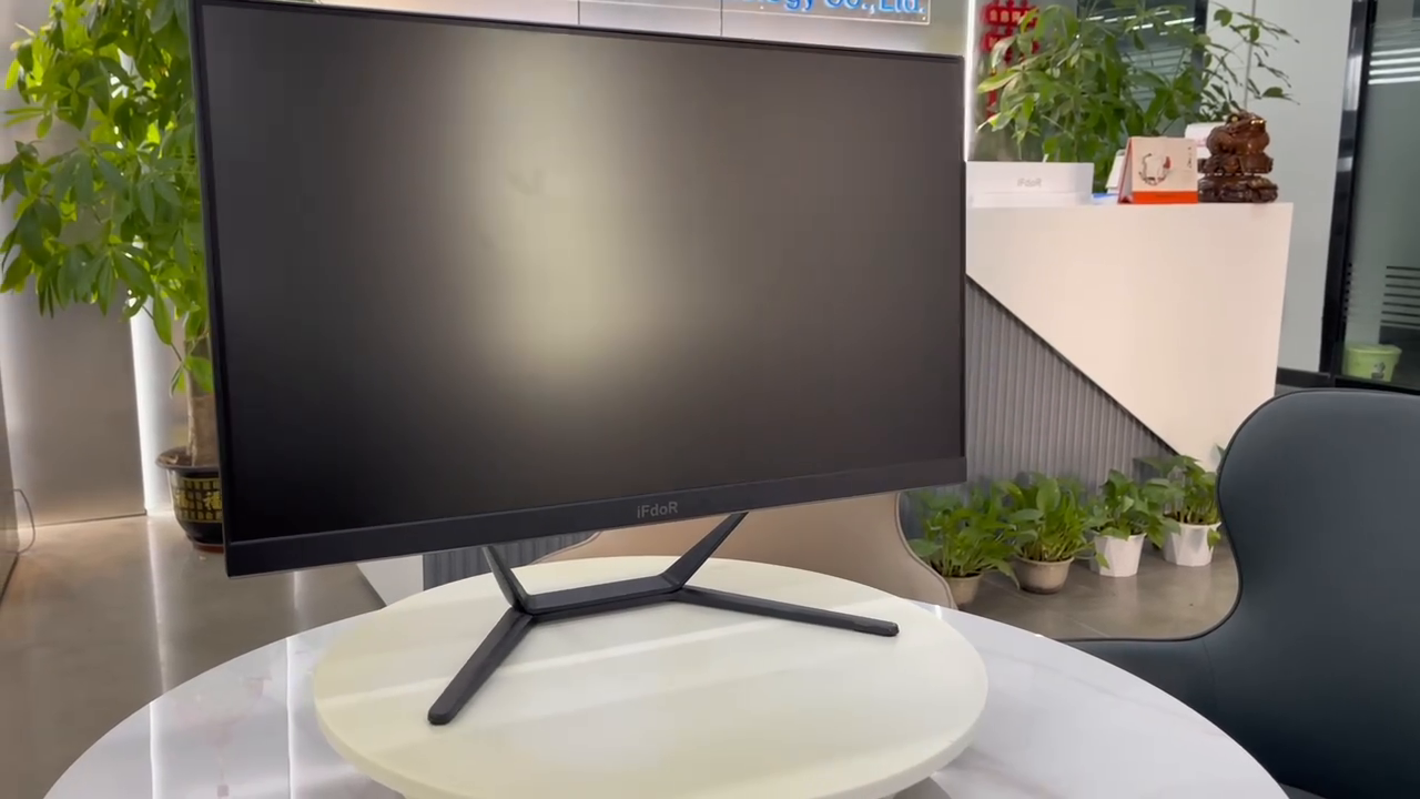 Photograph of an all-in-one desktop computer